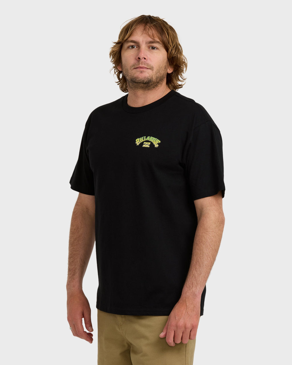 Wax Arch Regular Short Sleeve T-Shirt - Black