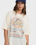 The Sun Rises Short Sleeve T-Shirt - Whitecap