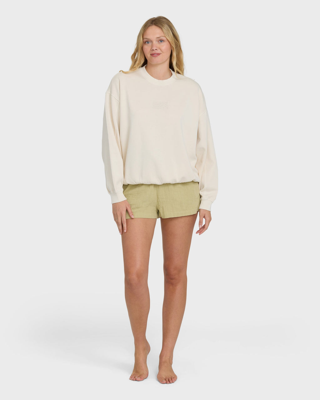 Bleached Out Kendal Crewneck Sweatshirt - Vanilla