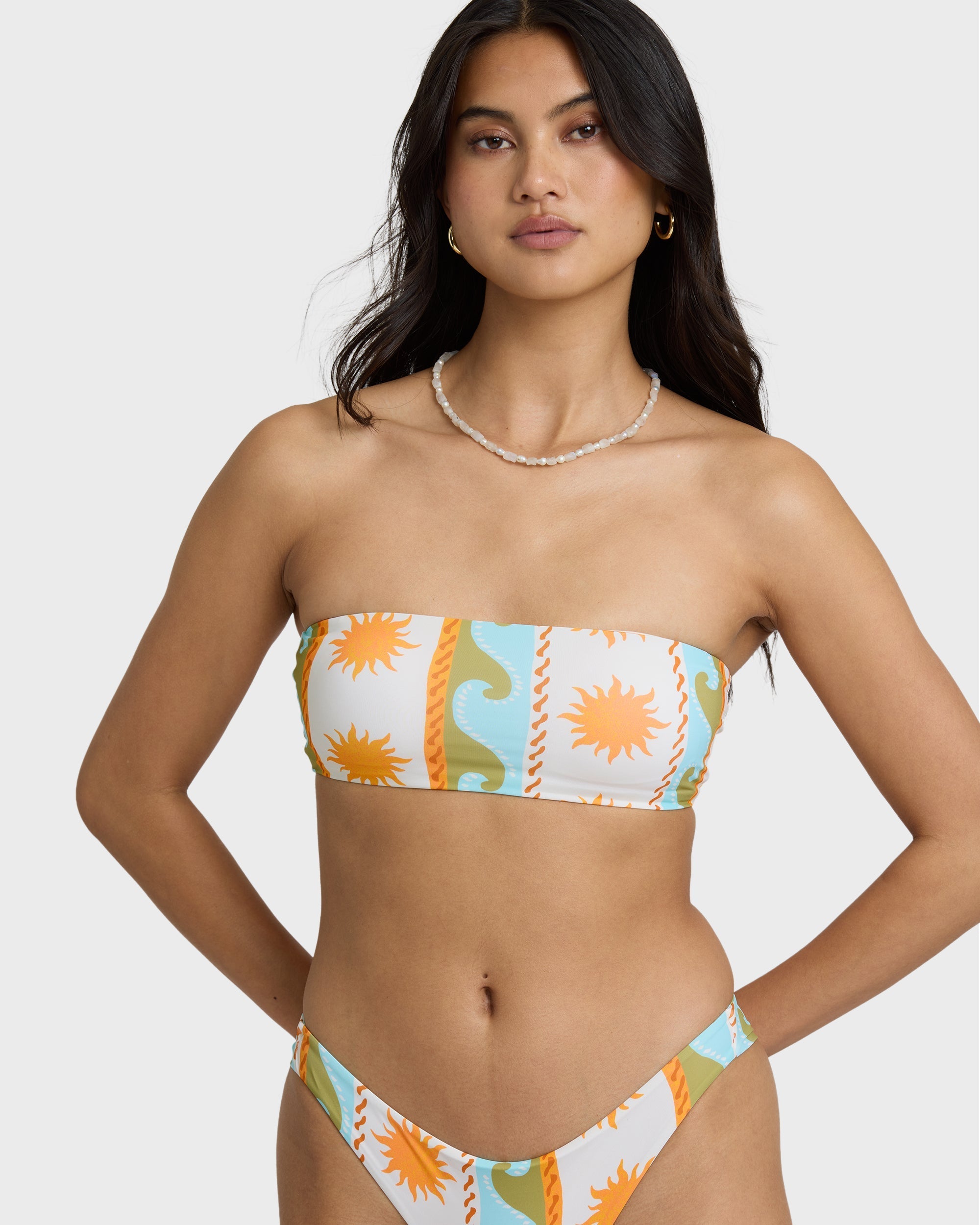 Sunblind Tully Tube Top Bandeau Bikini Top - Salt Crystal