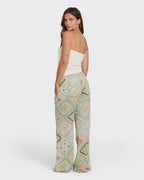 New Waves 2 Printed Pants - Cactus