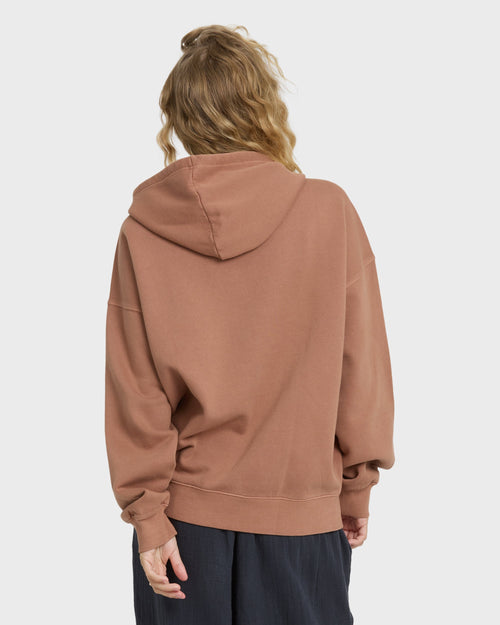 All Stacked Pullover Hoodie - Sugar Almond